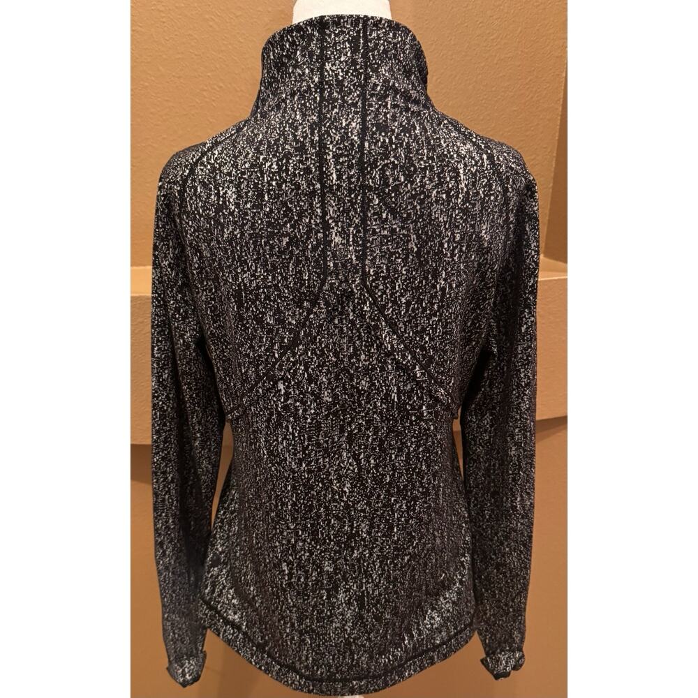 Lululemon Define Jacket *Luon Suited Jacquard Black White Size 12 - Picture 4 of 8
